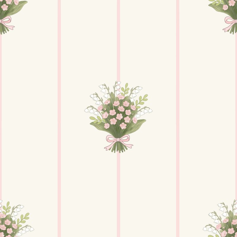 Delicate botanical pattern